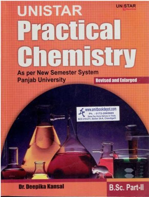 Unistar Practical Chemistry for BSc 2nd Year (3rd and 4th Semester) PU Chandigarh