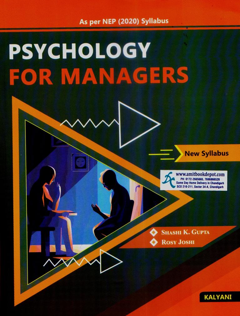 Psychology for Managers BCom 1st Semester PU Chandigarh