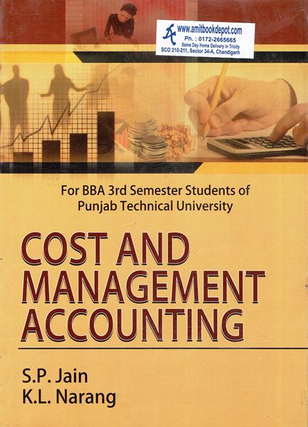 Cost and Management Accounting for BBA 3rd Sem PTU (New)