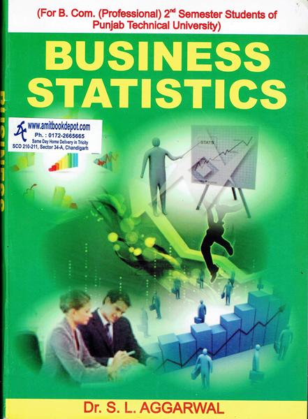 Business Statistics for B Com 2nd Sem PTU (New)