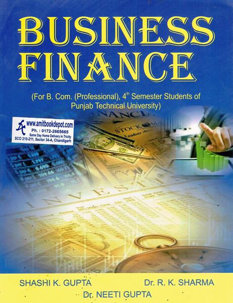 Business Finance for B Com 4th Sem PTU (New)