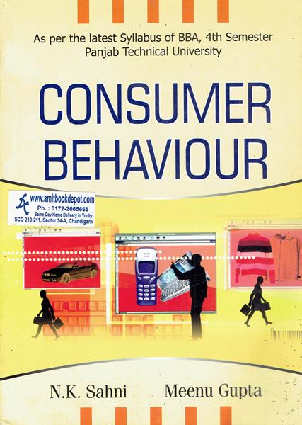 Consumer Behaviour for BBA 4th Sem PTU (New)