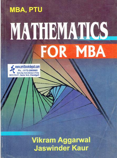 Mathematics for MBA PTU (New)