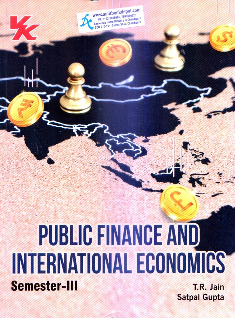 Public Finance and International Economics BA 3rd Sem PU (English Medium)