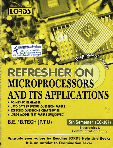 Lords Refresher on Microprocessors and Its Applications ECE 5th Sem PTU (OLD)