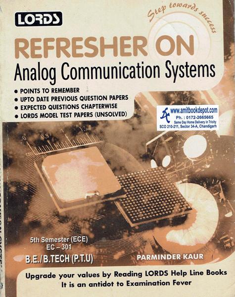 Lords Refresher on Analog Communication Systems ECE 5th Sem PTU (OLD)