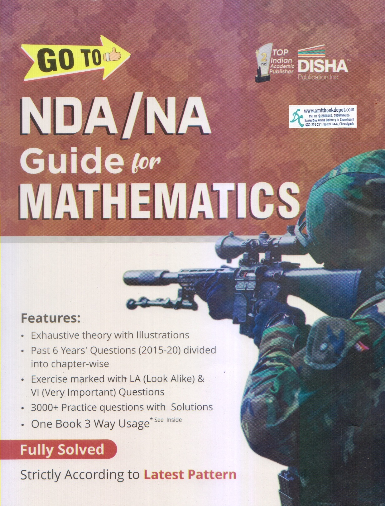 Disha Go To NDA/NA Guide For Mathematics