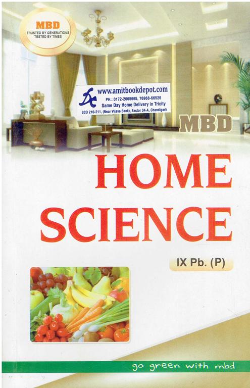 MBD Home Science for Class 9th PSEB (Punjabi Medium)