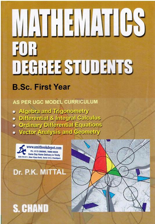 Mathematics For Degree Students Bsc 1st Year