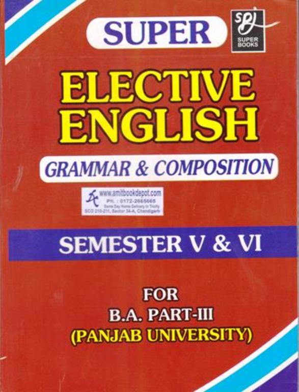 Super Elective English Grammar and Composition for 5th and 6th Sem PU (OLD)