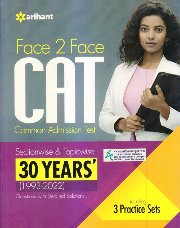 Face 2 Face CAT  30 Years Questions with 3 Practice Sets