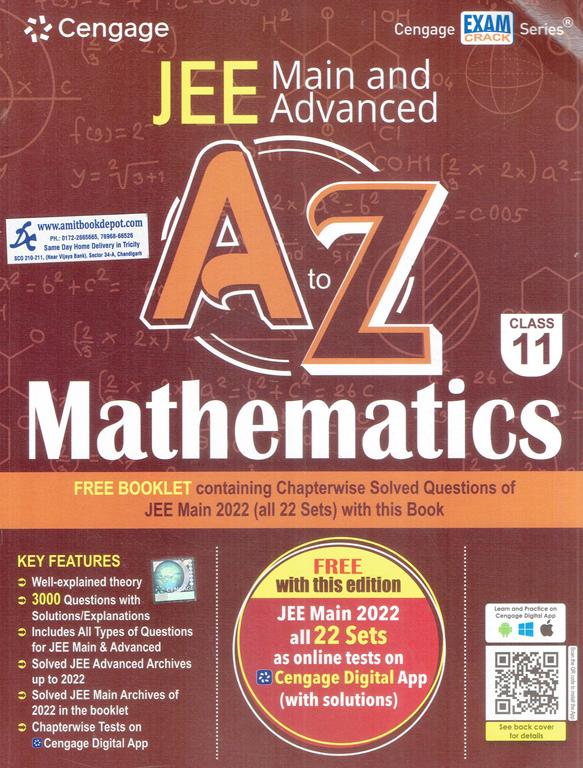 A To Z Mathematics for JEE Main Advanced Class 11th (NEW)