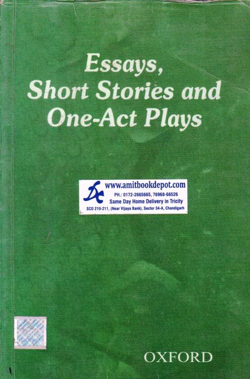 Essays Short Stories and One Act Plays