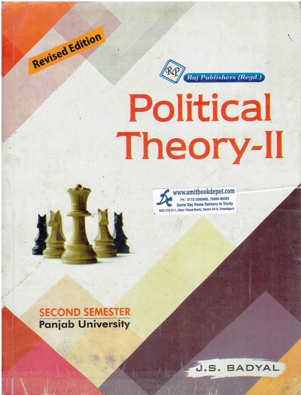 Political Theory 2 BA 2nd Sem PU (Hindi Medium)