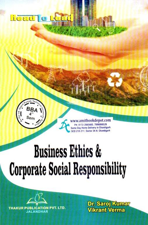 Thakur Business Ethics and Corporate Social Responsibility MBA 4th Sem