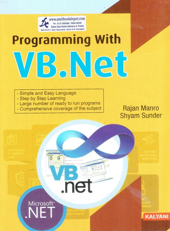 Programming With VB Dot Net BA and BSc 5th Semester PU Chandigarh