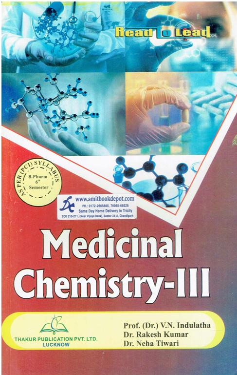 Thakur Medicinal Chemistry 3 For B Pharmacy Semester 6 PTU