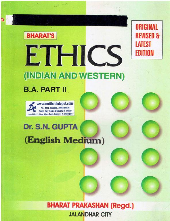 Bharat Ethics Indian and Western BA 3rd Semester and 4th Semester PU