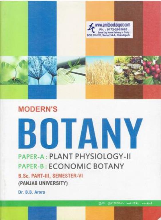 Modern Botany Paper A and Paper B BSc 6th Semester PU Chandigarh