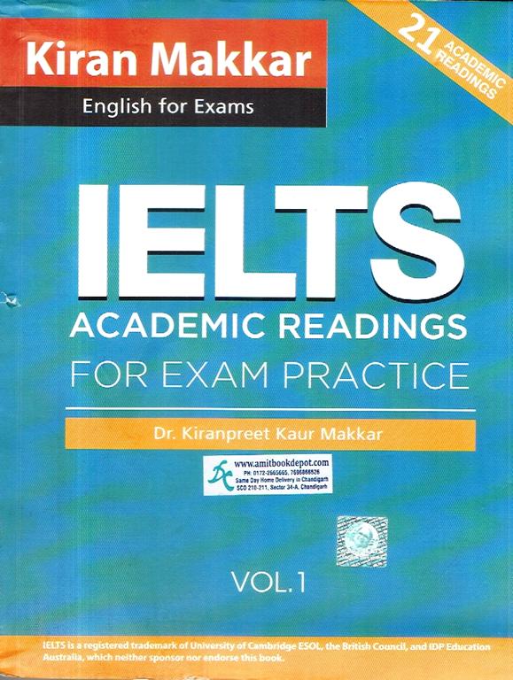 Makkar IELTS  Academic Readings for Exam Practice Vol 1