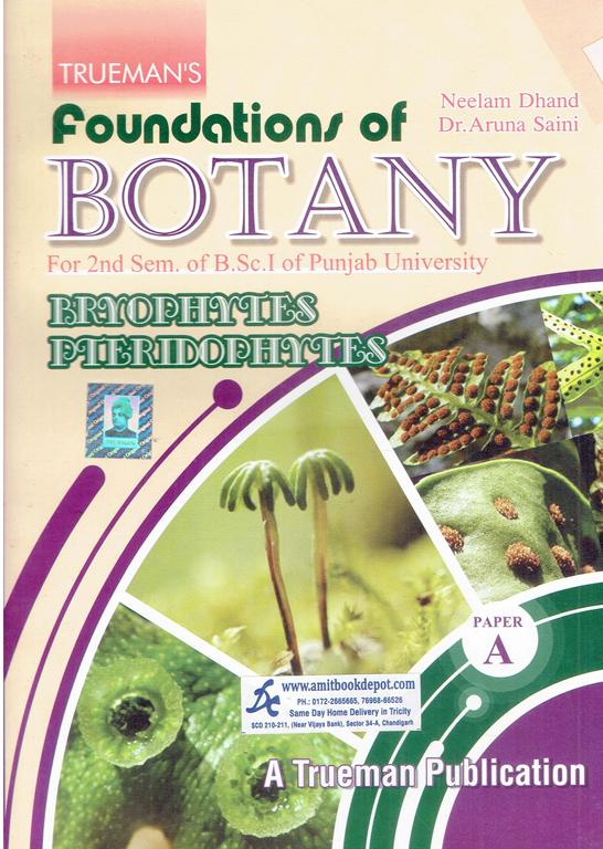 Trueman Foundations of Botany Paper A BSc 2nd Semester PU Chandigarh