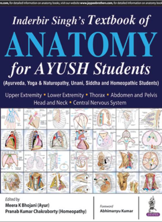 Inderbir Singh Textbook of Anatomy for AYUSH Students (NEW