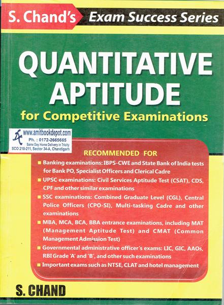 Quantitative Aptitude for Competitive Examinations (NEW)