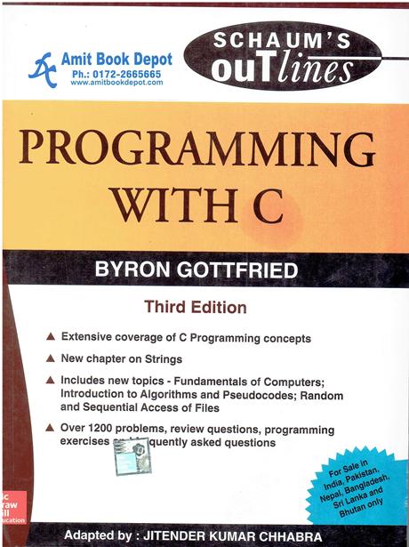 Programming With C 3rd Edition (NEW)