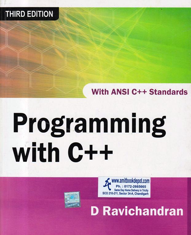 Programming with C++ 3rd Edition (NEW)