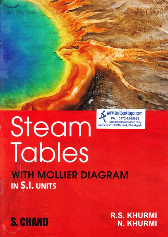 Steam Tables With Mollier Diagrams in S.I. Units (NEW)