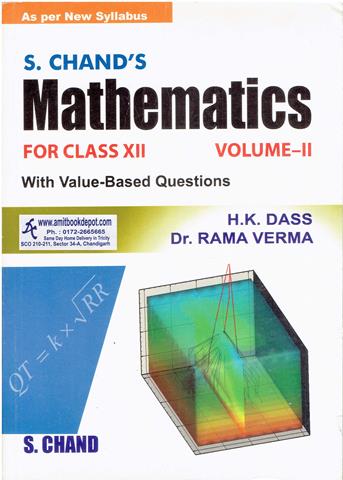 Mathematics with Value Based Questions for Vol 2 Class 12th