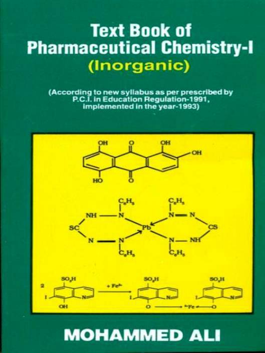 Textbook of Pharmaceutical Chemistry 1