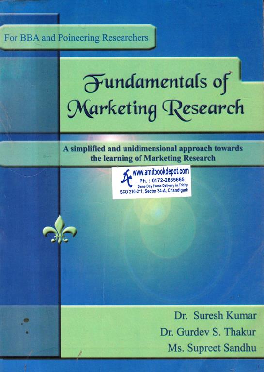 Fundamentals Of Marketing Research BBA (NEW)