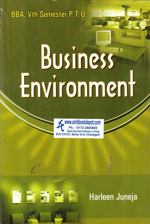 Business Environment BBA 5th Sem PTU (NEW)