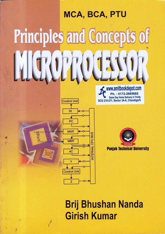 Principles and Concepts of Microprocessor for MCA BCA PTU (NEW)