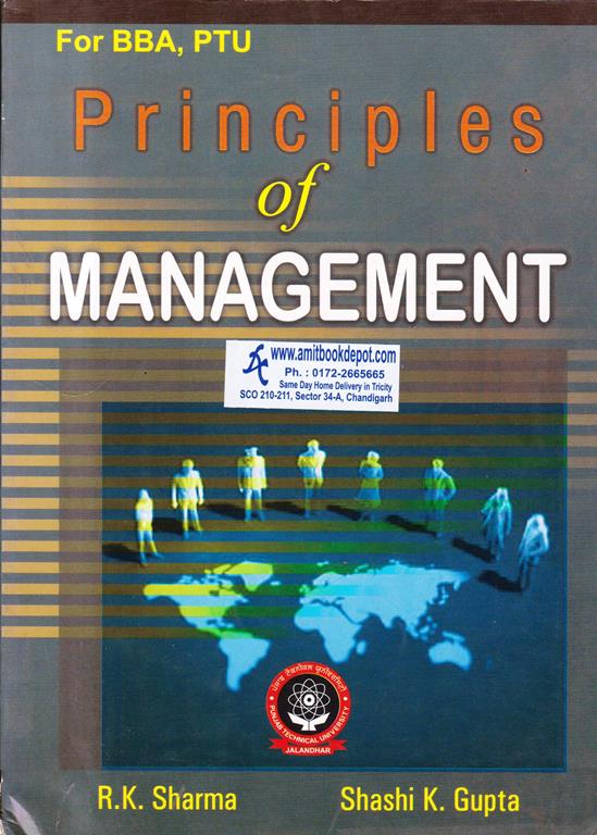 Principles of Management for BBA 1st Sem and BCA 2nd sem PTU (NEW)