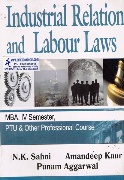 Industrial Relation and Labour Laws for MBA 4th Sem PTU (NEW)