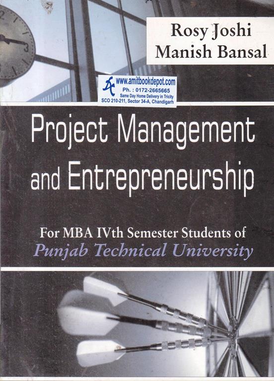 Project Manajement and Entrepreneurship for MBA  4th Sem PTU (NEW)