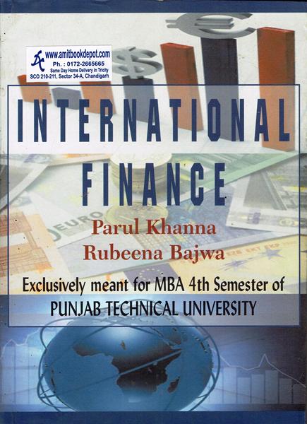 International Finance for MBA 4th Sem PTU (NEW)