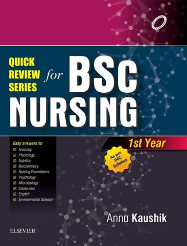 Quick Review Series For BSc Nursing 1st Year