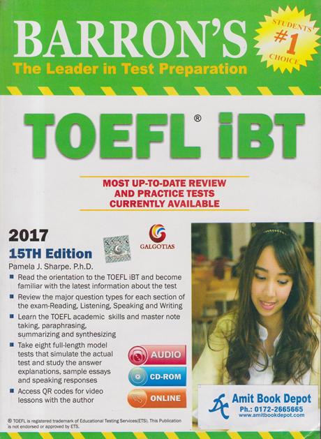 Barrons TOEFL IBT 2017 15 Edition (NEW)