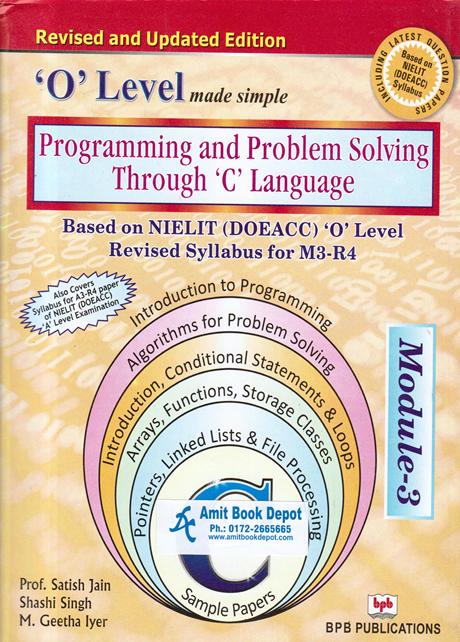 O Level Made Simple Programming and Problem Solving Through C Language  Module-3 (NEW)