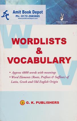 Wordlists and Vocabulary (NEW)