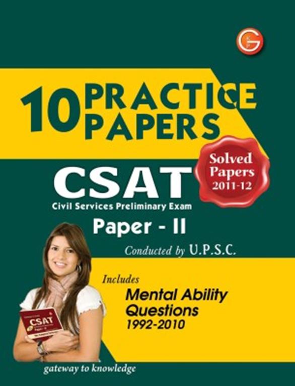 CSAT Paper 2 10 Practice Papers With Solved Papers (NEW)