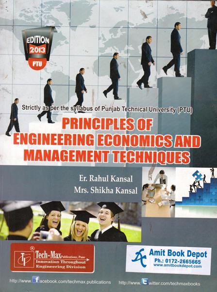 Principles of Engineering Economics and Management Techniques PTU (NEW)