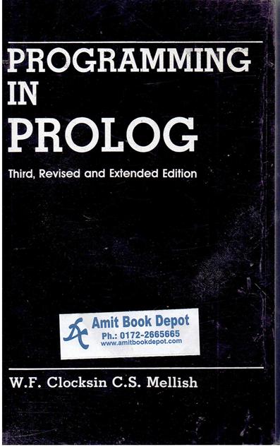 Programming in Prolog 3rd Edition