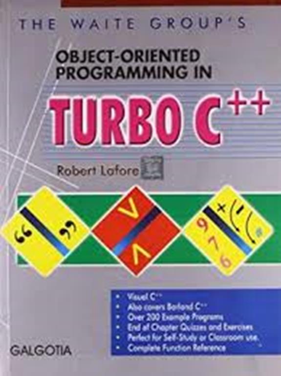 Object Oriented Programming in Turbo C++ (NEW)