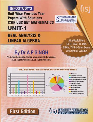 Infostudys CSIR UGC NET Mathematics UNIT 1 Real Analysis and Linear Algebra (NEW)