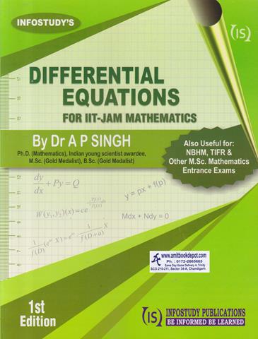 Infostudys Differential Equations for IIT JAM Mathematics (NEW)