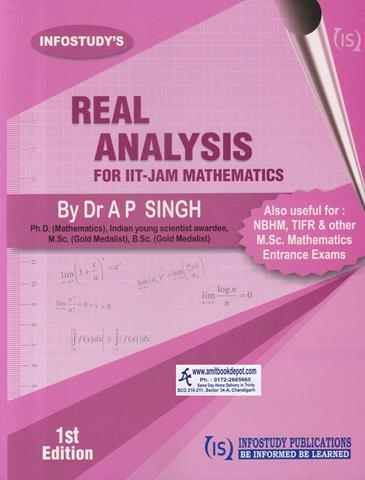 Infostudys Real Analysis for IIT JAM Mathematics (NEW)